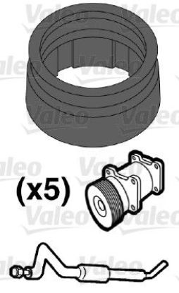 Gasket, coolant pipe ALFA ROMEO, IVECO, FIAT, LANCIA