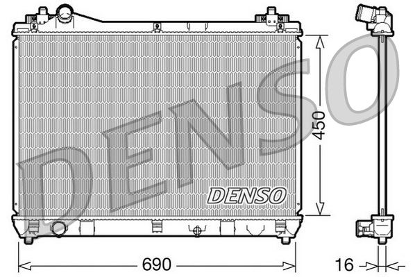 Radiator, engine cooling SUZUKI Grand Vitara 2.0 i M
