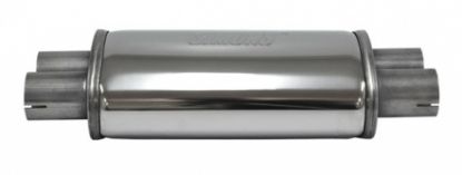 Centre/Rear Muffler Pütt duo 2" ovaal 115/185mm L=315mm