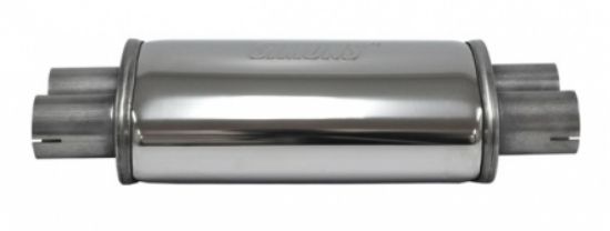 Centre/Rear Muffler Pütt duo 2" ovaal 115/185mm L=315mm