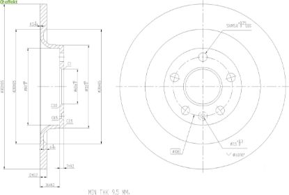 Brake Disc VOLVO - 31423721