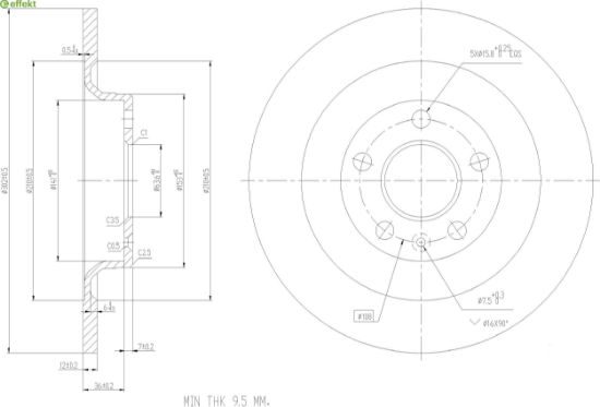 Brake Disc VOLVO - 31423721