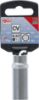 Socket Wrench Insert 1/4" Deep Socket "Gear Lock", 13 mm