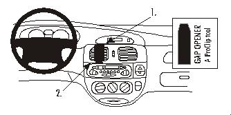 Trim Frame Renault Megane 99b-02