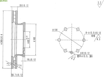 Brake Disc MERCEDES-BENZ - 906 421 00 12