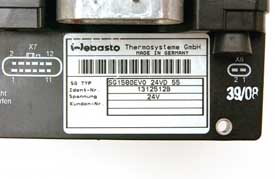 Control unit, auxilliary heater AirTop 5500EVO 24V D