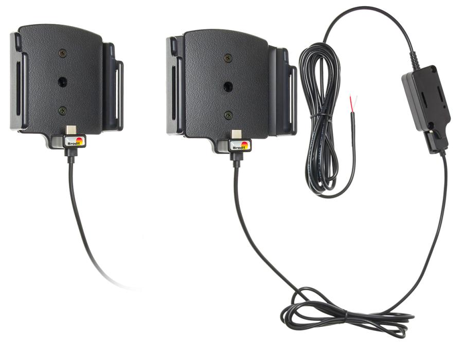 Mobile phone/PDA holder laius 75-89mm, paksus 6-10mm, USB-C fiks.
