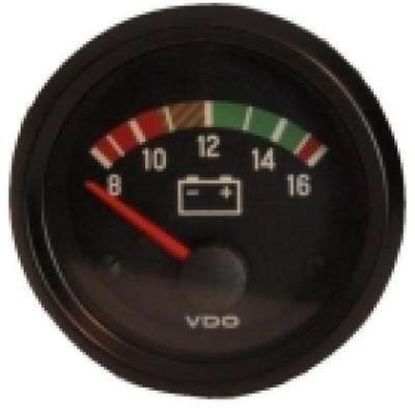 Voltmeter 8-16V 52mm