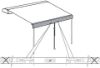Mounting Set, roof rack kolmas tugijalg