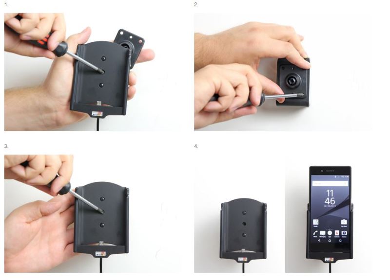 Mobile phone/PDA holder Sony Xperia Z5 molex