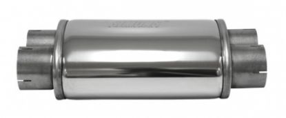 Centre/Rear Muffler Pütt duo 3" RV ovaal 140/220mm L=320mm