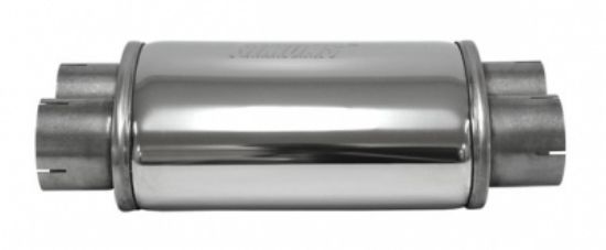 Centre/Rear Muffler Pütt duo 3" RV ovaal 140/220mm L=320mm