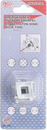 Reset Tool, brake caliper piston pidurikolbidele, universaalne, 3/8" nelikant
