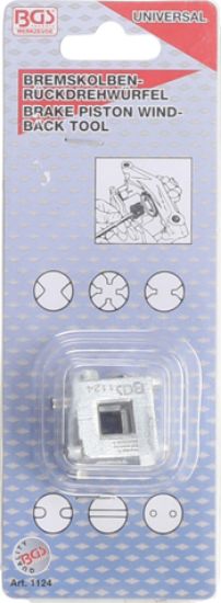 Reset Tool, brake caliper piston pidurikolbidele, universaalne, 3/8" nelikant