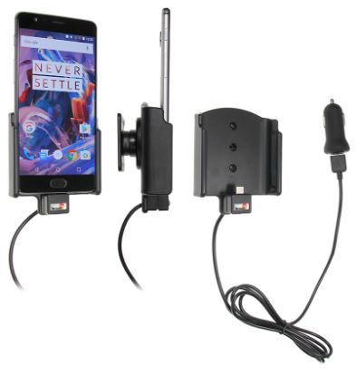 Mobile phone/PDA holder OnePlus3  2,1A, USB sig. 12-24V