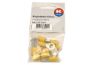 Terminal, electric universal parts rõngas M6 (6.5mm) kollane