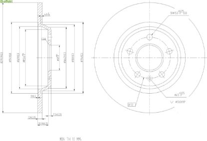 Brake Disc AUDI - 8W0 615 601 C