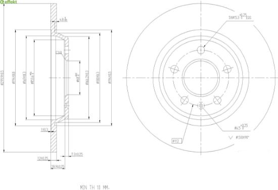 Brake Disc AUDI - 8W0 615 601 C