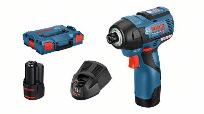 Electrical Tool Set (rechargeable) GDR 12V-110, 2x3.0Ah, GAL 12V-40, 110 Nm, 1/4"