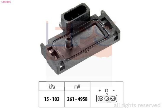 Air Pressure Sensor, altitude adaption Opel, renault, Peugeot ....
