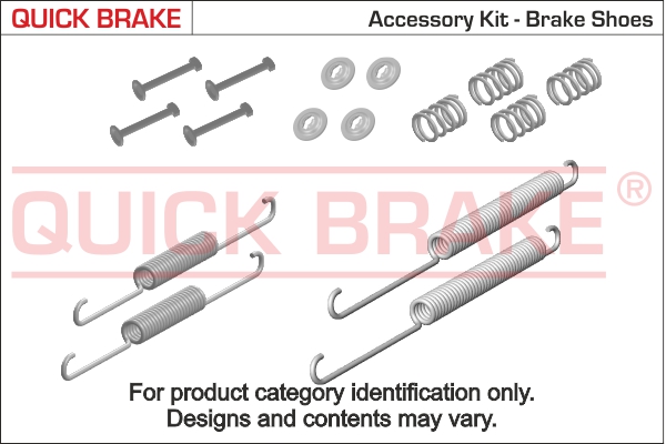 Accessory Kit, parking brake shoes LEXUS, TOYOTA