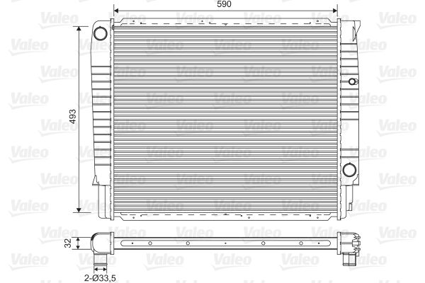 Radiator, engine cooling 740