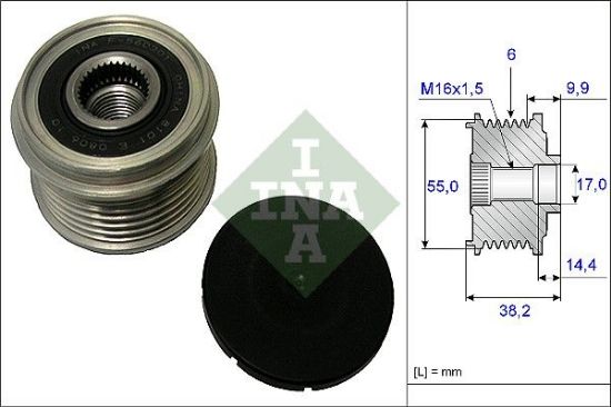 Alternator Freewheel Clutch KIA - 37300-2F-000