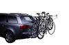 Bike Rack, trailer hitch carrier HangOn 4 (4 rattale, kallutusega)