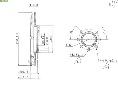 Brake Disc GENERAL MOTORS - 95526647