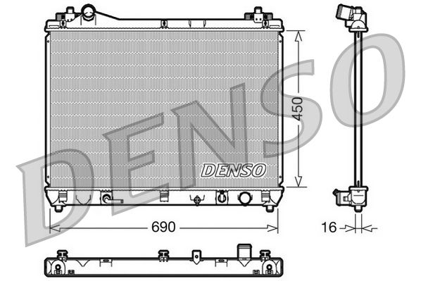 Radiator, engine cooling SUZUKI Grand Vitara 1.6 i Au
