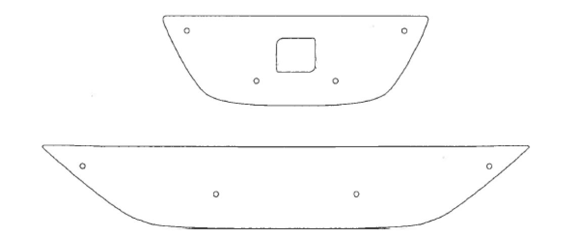 Trim/Protection Strip, radiator grille Seat Ibiza 2010-