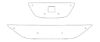 Trim/Protection Strip, radiator grille Seat Ibiza 2010-