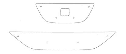 Trim/Protection Strip, radiator grille Seat Ibiza 2010-