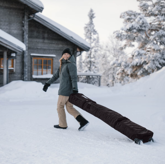 Boot-/Cargo Area Bag RoundTrip Ski Roller 175cm, Black