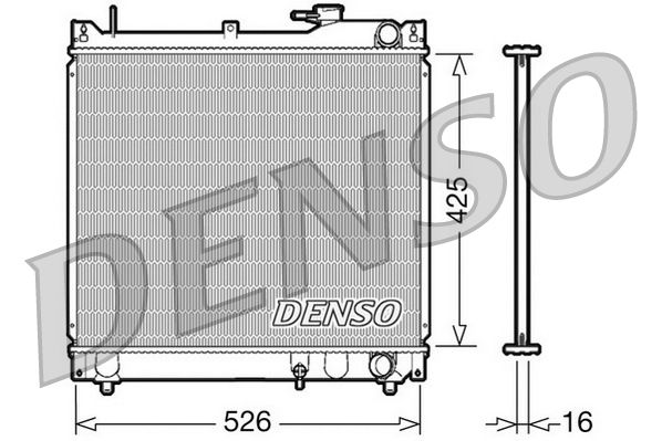 Radiator, engine cooling SUZUKI Grand Vitara 1.6 i Ma