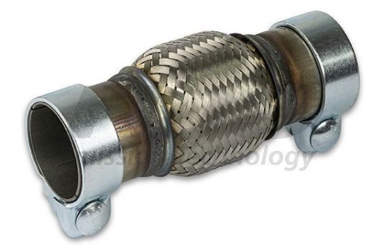Flexible Pipe, exhaust system 56x210mm punutud sisu klambritega