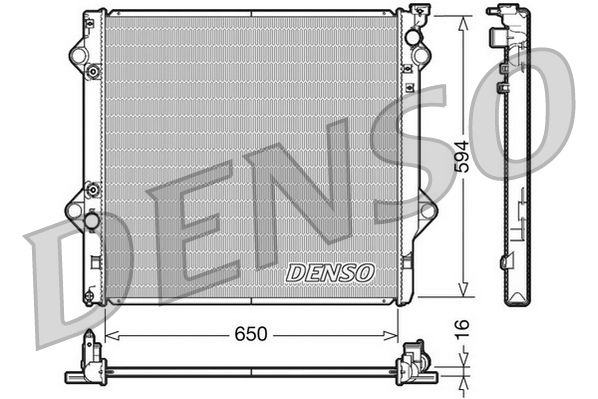 Radiator, engine cooling TOYOTA Hi-Lux / 4 Runner Aut