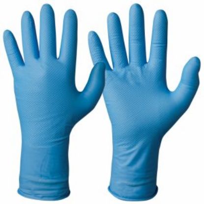 Pull-on Glove nitriil, paksemad, L(N9-10) 48tk - sinised