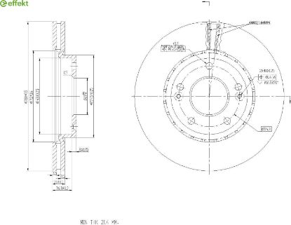 Brake Disc HYUNDAI - 51712-A6000