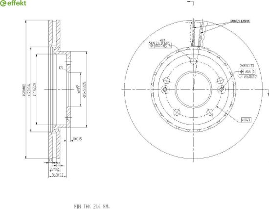 Brake Disc HYUNDAI - 51712-A6000