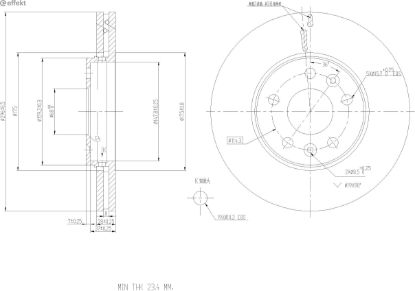 Brake Disc RENAULT - 40 20 663 52R
