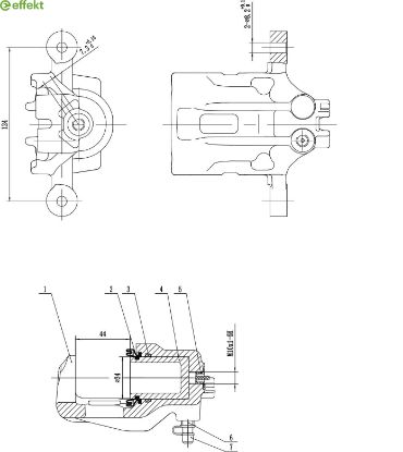 Brake Caliper KIA - 58230-1H300