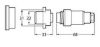 Cable Connector Kit Pistikupesa+pistik 7, IP67