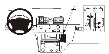 Trim Frame Volvo S40/V40 01-