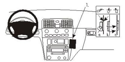 Trim Frame Volvo S40/V40 01-