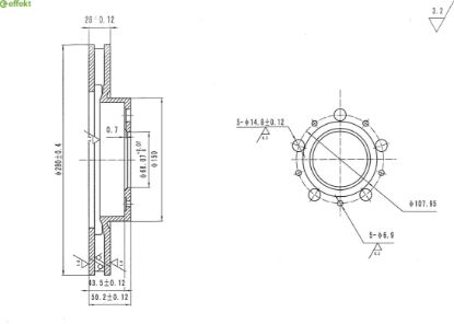 Brake Disc VOLVO - 31262092