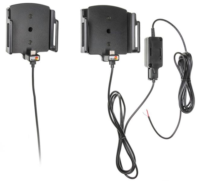 Mobile phone/PDA holder laius 75-89mm, paksus 12-16mm, USB-C fiks.