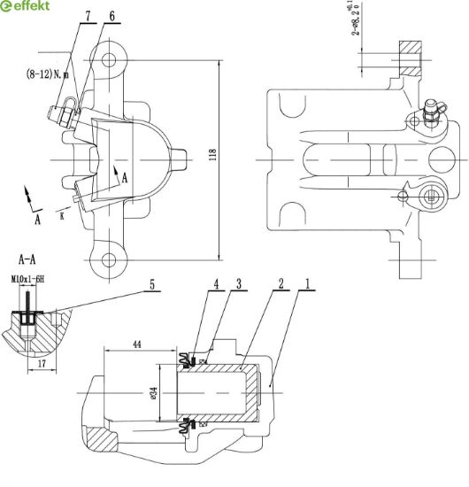 Brake Caliper TOYOTA - 47730-02110