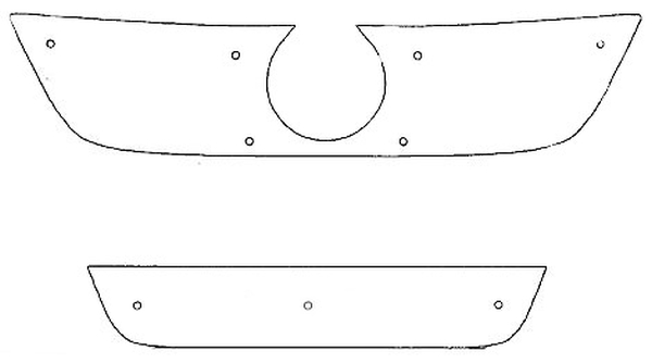 Trim/Protection Strip, radiator grille VW Passat 2005-2010