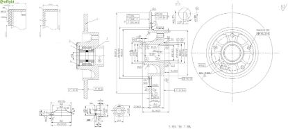 Brake Disc Renault sis. laak.